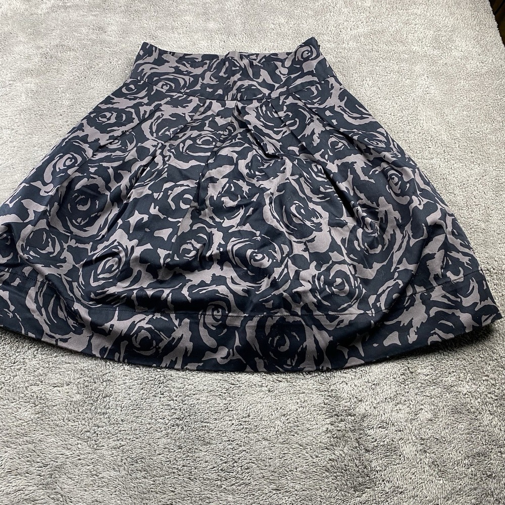 Twenty One Short Skirt Floral Womens‎ XS Black White
